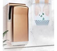 Sèche-mains automatique commercial 2000 W, séchage rapide en 5 à 7 secondes, sèche-mains automatique pour salle de bain, double commutation entre chaud et froid, pour usage domestique/commercial (C)