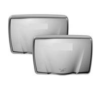 Sèche-mains automatique Commercial à grande vitesse, sèche-mains robuste en acier inoxydable, souffleur à main à vent chaud, paquet de 2,Séchage rapide