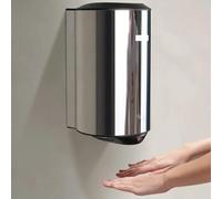 Sèche-mains automatique mural en acier inoxydable, haute vitesse, for salle de bain,Énergétique(Polished)