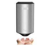 Sèche-mains automatique, sèche-mains à capteur mural en acier inoxydable, for salle de bains, Machine commerciale de sécha des mains AK2805,Séchage rapide(Brushed)