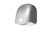 Sèche-mains automatique, sèche-mains commercial for salle de bain, sèche-mains à Air électrique Compact for l'industrie domestique, chaud et froid,Séchage rapide(Silver)