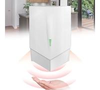 Sèche-Mains Automatique, Sèche-Mains Électrique Mural 1500 W, Séchage Rapide 6 À 10 Secondes Sèches Main À Grande Vitesse Pour La Maison, La Salle De Bain, Le Bureau, Le Restaurant(White)