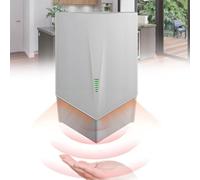 Sèche-Mains Automatique, Sèche-Mains Électrique Mural 1500 W, Séchage Rapide 6 À 10 Secondes Sèches Main À Grande Vitesse Pour La Maison, La Salle De Bain, Le Bureau, Le Restaurant(Gray)