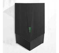 Sèche-mains commercial téléphone portable soufflant à la maison,sèche-Mains à Grande Vitesse à économie d'énergie Sortie d'air indépendante à Deux Voies, adapté pour Cuisine, Salle de Bain(Black)