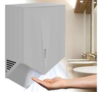 Sèche-Mains Compact, Sèches Main Électrique Commercial Ou Domestique Sèche-Mains Automatique À Grande Vitesse, Pour La Maison, La Salle De Bain, Le Bureau, Le Restaurant(Gray)