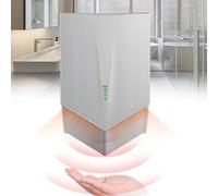 Sèche-mains électrique automatique à induction 1500 W, appareil robuste mural pour usage commercial et domestique