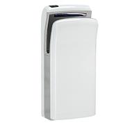Sèche-mains électrique automatique, sèche-mains à induction commercial 1800 W avec filtre HEPA, sèche-mains à grande vitesse montés sur tous les toilettes, 5 à 7 secondes pour sécher, blanc standard (