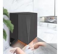 Sèche-mains électrique automatique, sèche-mains électriques muraux commerciaux, sèche-mains à induction automatique, sèche-mains à grande vitesse for cuisine, salle de bain et toilettes(Black)