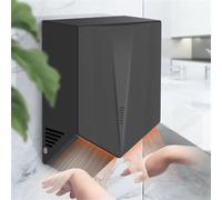 Sèche-mains Électrique Automatique, Sèche-mains Électriques Muraux Commerciaux, Sèches-main À Induction Automatique Pour La Cuisine, La Salle De Bain Et Les Toilettes(Black)