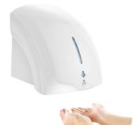 Sèche-Mains électrique Mural, Sèche-Mains Commercial électrique 2000w avec 65 ± 15 ℃, Commutation Chaud/Froid, économique Et Fonctionnement Silencieux, pour Cuisine, Salle De Bain, Restaurant White