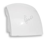 Sèche-mains mural à fixer 24 cm, blanc (69091,1)