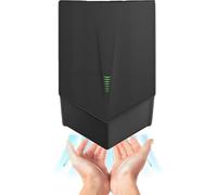 Sèche-Mains Pour Toilettes, Sèche-Mains Automatique À Grande Vitesse Sèches Main Électriques Muraux Commerciaux Pour La Maison, La Salle De Bain, Le Bureau, Le Restaurant(Black)