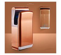 Sèche-mains, Sèche-mains à grande vitesse Sèche-mains à induction entièrement automatique Hôtel soufflant à la main à double moteur Jet Sèche-mains rapide 2000W(GOLDEN)