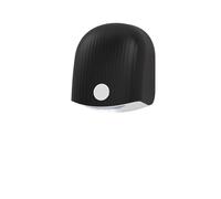 Sèche-mains Sèche-mains automatique 1200 W à grande vitesse induction murale, sèche-mains for salle de bain, toilettes, air chaud et froid, sécha rapide, intellint(Zwart)