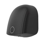 Sèche-mains Sèche-mains automatique chaud froid haute vitesse vent mur Induction sèche-mains 1200W for salle de bain commerciale toilette(Zwart)