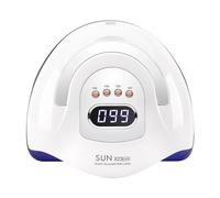 Sèche-ongles 380 W, lampe UV LED for ongles, 81, de séchage for vernis gel, manucure avec capteur intelligent automatique, nail art(X23)