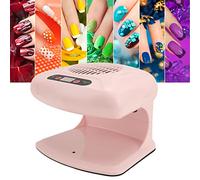 Sèche-Ongles à Air, Ventilateur D'Air de Synchronisation 300 W, Sèche-cheveux, Sèche-vernis à Ongles à Induction Automatique avec Air Chaud Froid et Capteur Intelligent, Outil
