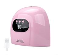 Sèche-ongles LED USB 18 x 9 cm Smart induction (poudre) | Démarrage automatique à la main, minuterie 30s/60s/90s, répartition uniforme de 24 LED, refroidissement efficace