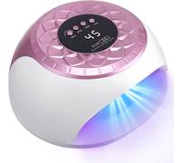 Sèche-Ongles Uv Pour Ongles En Gel Avec 4 Minuteries 268 W Lampe Uv Professionnelle Avec Affichage Numérique, Lumière Uv, Capteur, 57 Perles De Lampe À Séchage Rapide Pour Ongles Des Doigts Et Des