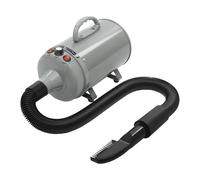 Sèche-poils d'animaux, 2200 W, électrique, avec 4 buses, 55-70 dB, 30 ℃/86 ℉, 55 ℃/131 ℉, pour les maisons privées, les animaleries, les centres de toilettage des animaux, 36 x 16 x 17,5 cm