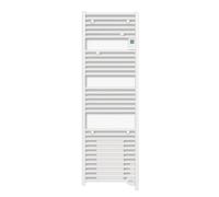 Sèche-serviettes électrique 1500W (500+1000) DORIS soufflant Blanc brillant- ATLANTIC 851244