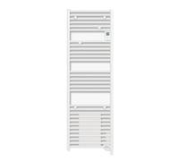 Sèche-serviettes électrique 1500W (500+1000) DORIS soufflant Blanc brillant- ATLANTIC 851244