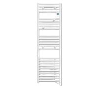 Sèche-serviettes électrique connecté 300W Blanc brillant DORIS NEO Etroit - ATLANTIC 851308