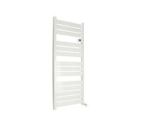 Sèche-serviette 750W Aluminium barres plates Blanc