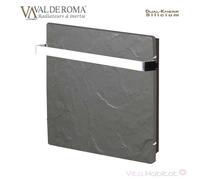 Sèche-serviette à inertie Wifi Natura Noir 800W Carré - Valderoma NN08BSW