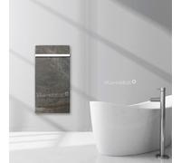 Sèche-serviette à inertie Wifi Terre Lunaire 1300W Vertical - Valderoma TL13BLW