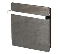 Sèche-serviette à inertie Wifi Terre Lunaire 800W Carré - Valderoma TL08BSW