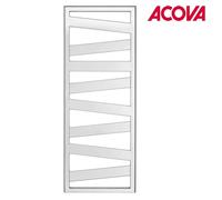 Sèche-serviette ACOVA KAZEANE eau chaude - Chromé 327W - KZO-120-050