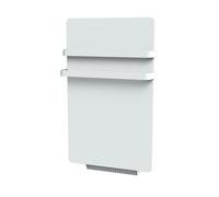 Sèche-serviette Carrera en verre blanc 80cm x 47cm blanc