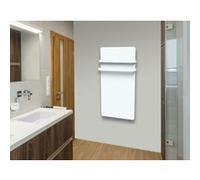 Cayenne 049767 Radiateur Sèche-Serviette Verre lcd 1000W Blanc