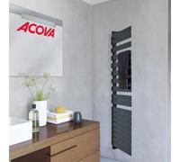 Sèche-serviette Chauffage central ACOVA - Fassane Spa Twist asymétrique à gauche 594W - FLT118-055