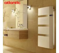 Sèche-serviette connecté ATLANTIC SENSIUM Blanc pilotage intelligent 1750W Mât à gauche - 814119