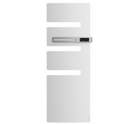 Sèche-serviette connecté mât à droite SERENIS 1500 W blanc - ATLANTIC - 850493