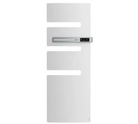 Sèche-serviette connecté mât droite 500W blanc SERENIS - ATLANTIC - 850533