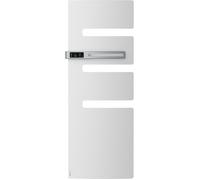 Sèche-serviette connecté mât à gauche SERENIS 500W blanc - ATLANTIC - 850532