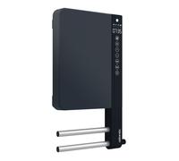 Seche-serviettes soufflant Telia 1800 w avec 2 barres gris