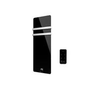 Sèche-Serviette Electrique en Verre mural Omiros Sannover 850 W Noir