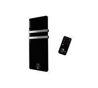 Sannover Sèche-serviette électrique en verre mural Omiros 850 W Noir