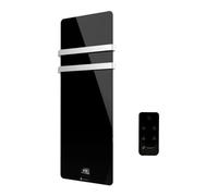 Sèche-Serviette Electrique en Verre mural Omiros Sannover 850 W Noir