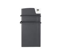 Sèche-serviette électrique Majorque soufflant 1400w gris ardoise