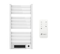 Sèche-Serviette Electrique mural avec Soufflerie Omiros Sannover 2000 W Blanc