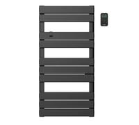 Sèche-serviette électrique sans fluide 500W H.101xL50cm ANIS noir