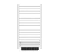 BESTHERM - Sèche-serviette électrique sans fluide avec soufflerie 500W+1000W H.100,5xL54cm Bestherm HESTIA blanc