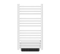 Sèche-serviette électrique sans fluide avec soufflerie 500W+1000W H.100,5xL54cm HESTIA blanc