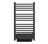 Sèche-serviette électrique sans fluide avec soufflerie 500W+1000W H.100,5xL54cm HESTIA noir