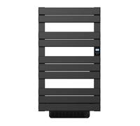 Sèche-serviette électrique sans fluide avec soufflerie - BESTHERM - HANAE 500 + 1000W - noir